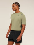 Gymshark Arrival Contrast T-Shirt — Grounded Green /  Strength Green — 3