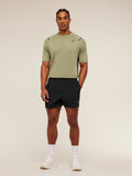 Gymshark Arrival Contrast T-Shirt — Grounded Green /  Strength Green — 5