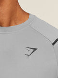 Gymshark Arrival Contrast T-Shirt — Smokey Grey / Grey — 6