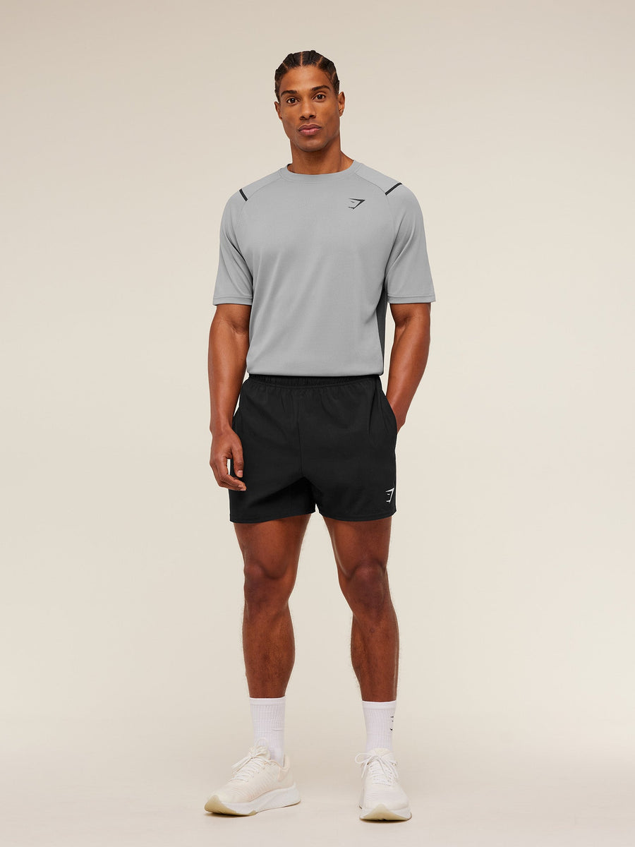 Gymshark Arrival Contrast T-Shirt — Smokey Grey / Grey — 5