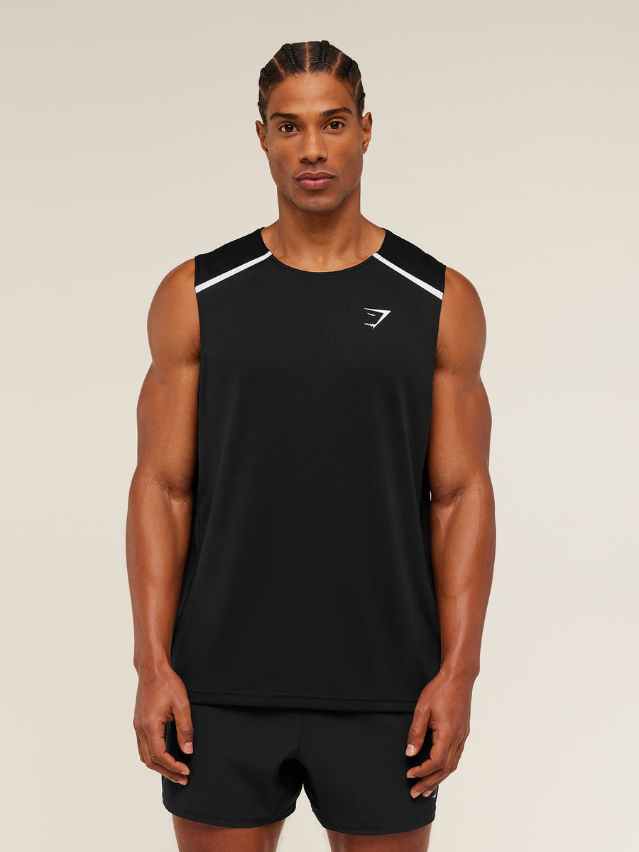 Gymshark Arrival Contrast Tank — Black — 4