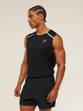 Gymshark Arrival Contrast Tank — Black — 3
