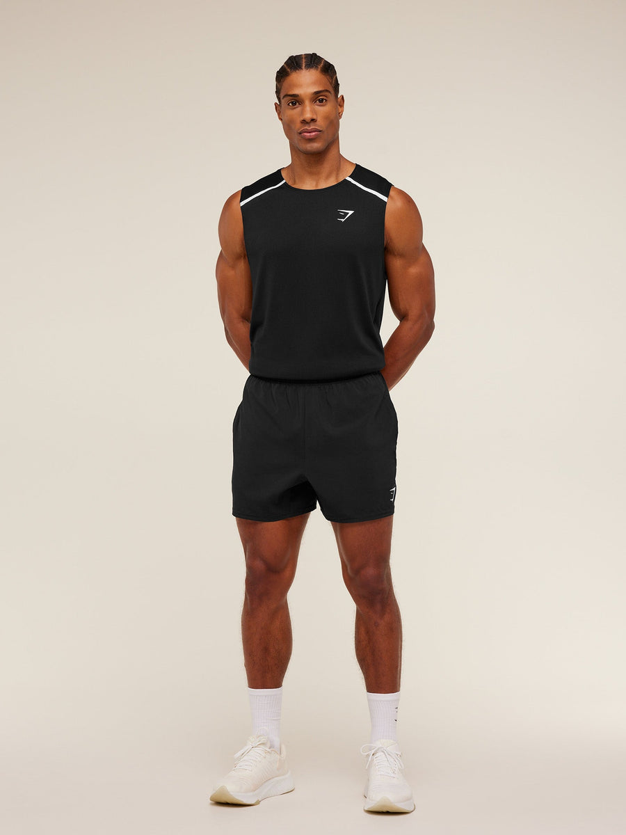 Gymshark Arrival Contrast Tank — Black — 5