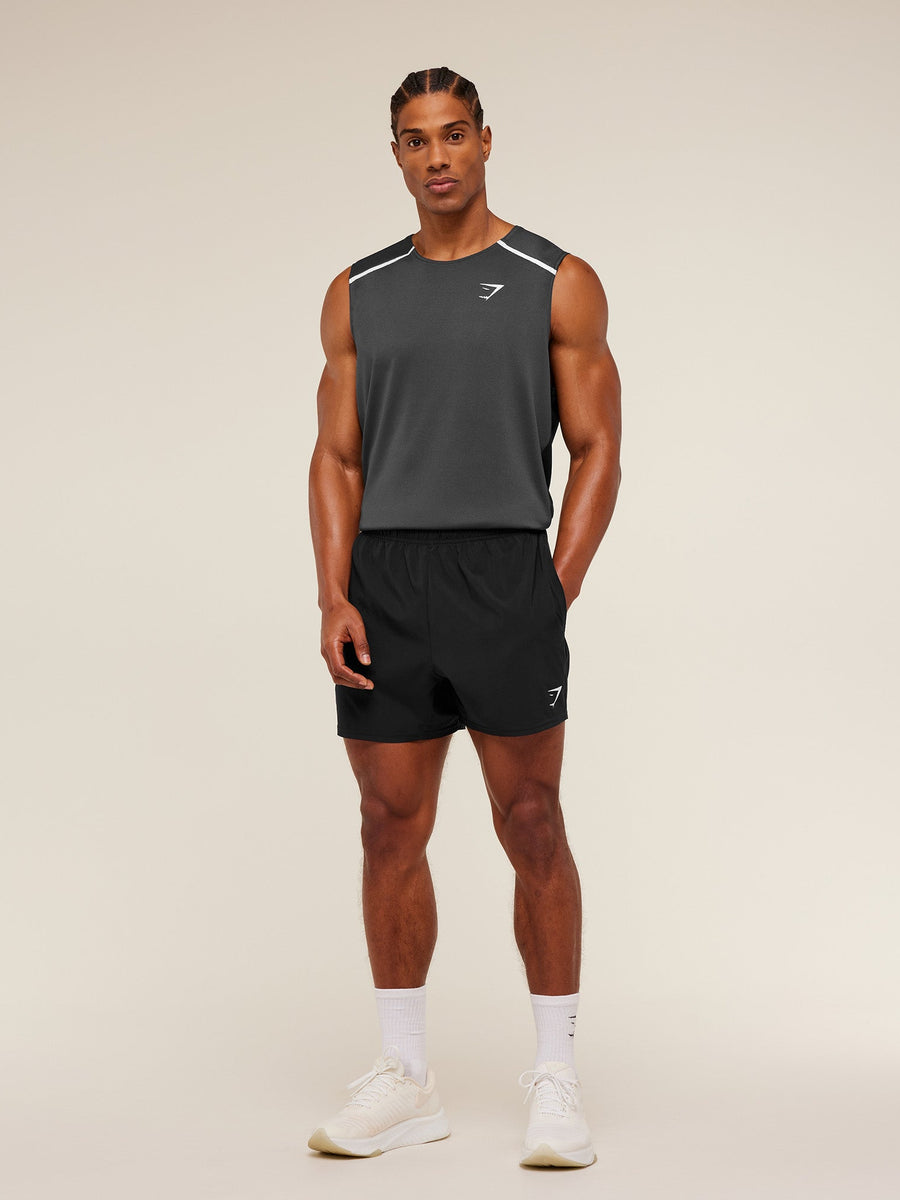Gymshark Arrival Contrast Tank — Grey/Black — 5