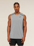 Gymshark Arrival Contrast Tank — Smokey Grey / Grey — 4