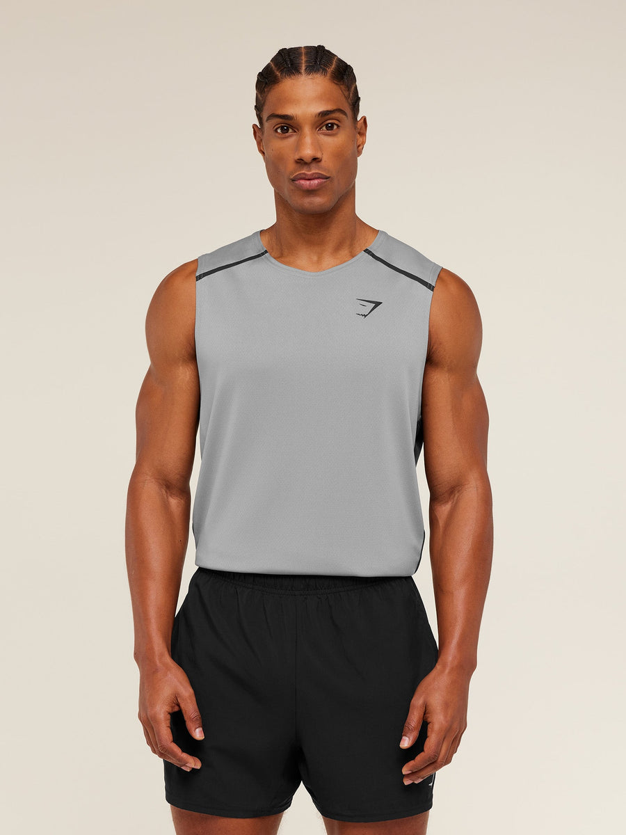 Gymshark Arrival Contrast Tank — Smokey Grey / Grey — 1