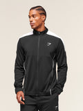 Gymshark Arrival Block Track Jacket — Black — 1