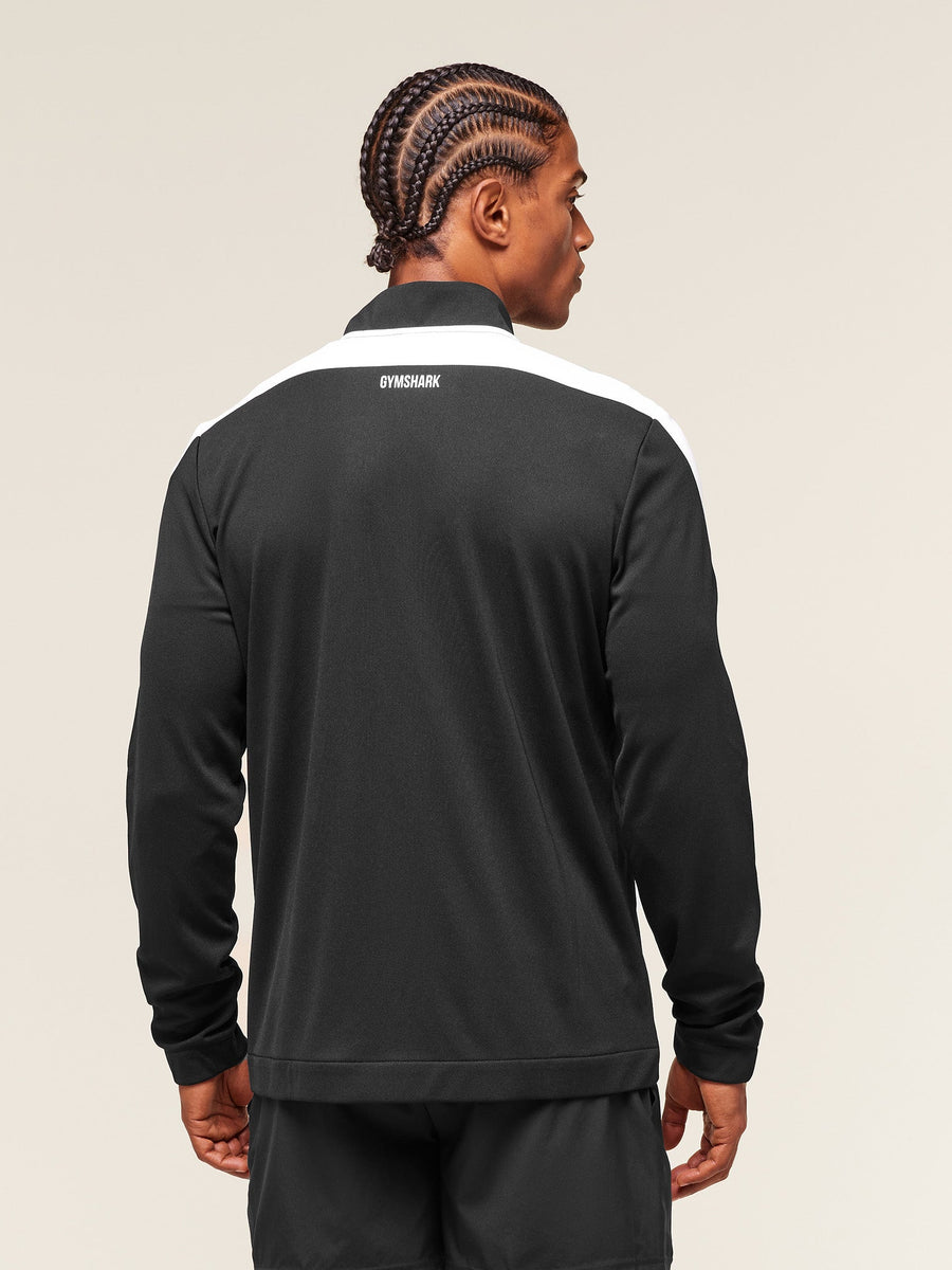Gymshark Arrival Block Track Jacket — Black — 2