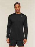 Gymshark Arrival Long Sleeve T-Shirt — Black — 6