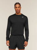 Gymshark Arrival Long Sleeve T-Shirt — Black — 1