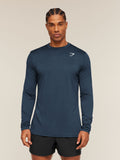 Gymshark Arrival Long Sleeve T-Shirt — Navy — 6
