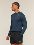 Gymshark Arrival Long Sleeve T-Shirt — Navy — 3
