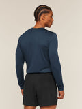Gymshark Arrival Long Sleeve T-Shirt — Navy — 2