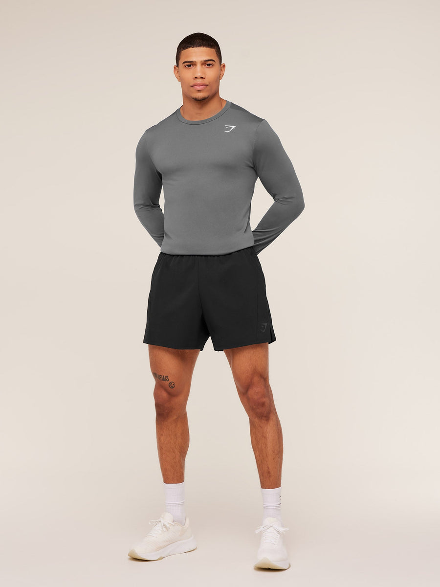 Gymshark Arrival Long Sleeve T-Shirt — Silhouette Grey — 5