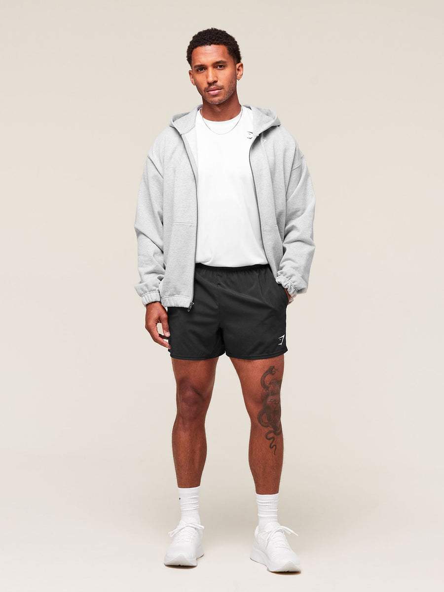 Gymshark Arrival Oversized Long Sleeve T-Shirt — White — 4