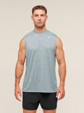 Gymshark Oversized Performance Tank — Smoke Blue/Denim Grey — 5