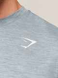 Gymshark Oversized Performance Tank — Smoke Blue/Denim Grey — 6