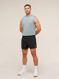 Gymshark Oversized Performance Tank — Smoke Blue/Denim Grey — 4