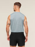Gymshark Oversized Performance Tank — Smoke Blue/Denim Grey — 2