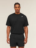 Gymshark Arrival Oversized T-Shirt — Black — 1