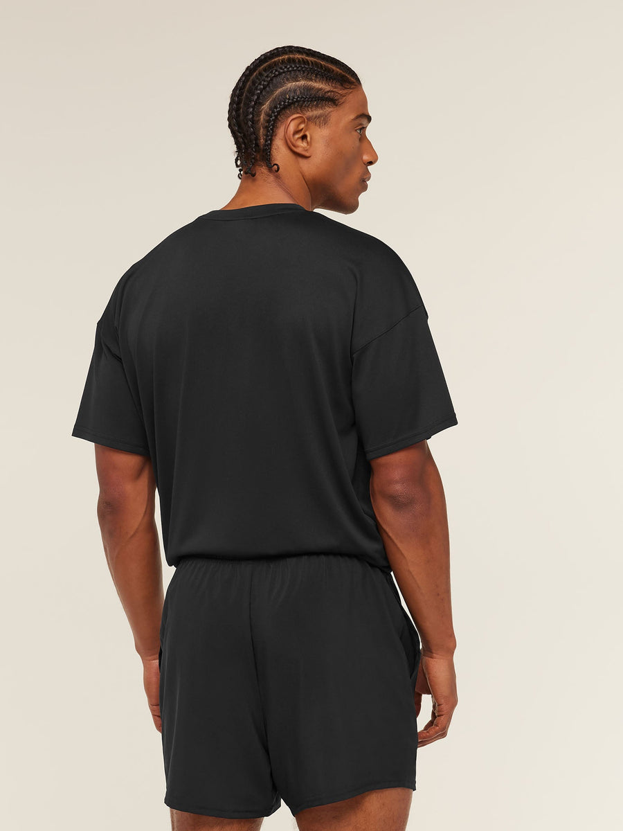 Gymshark Arrival Oversized T-Shirt — Black — 3