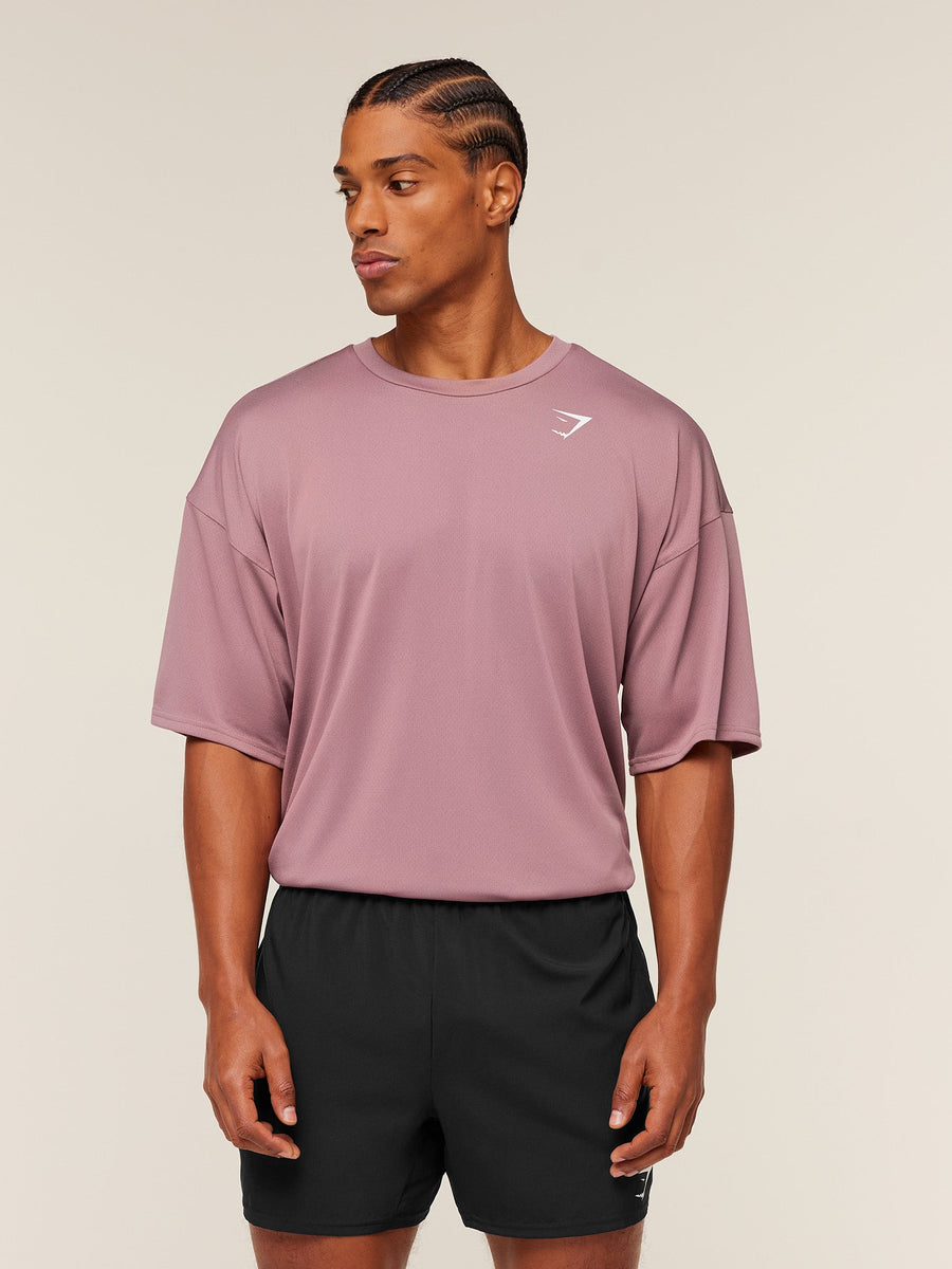 Gymshark Arrival Oversized T-Shirt — Calm Pink — 1