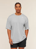 Gymshark Arrival Oversized T-Shirt — Stratus Grey — 4