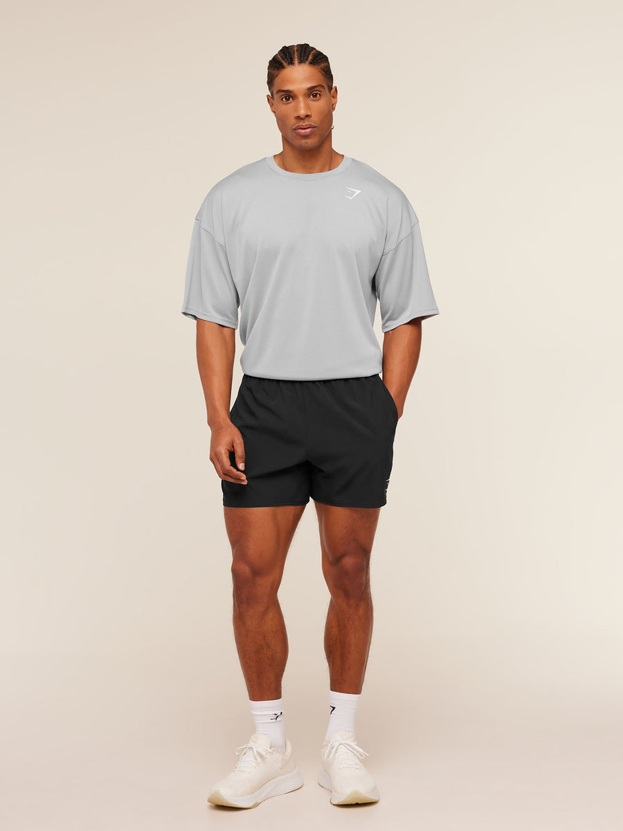 Gymshark Arrival Oversized T-Shirt — Stratus Grey — 6