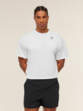 Gymshark Arrival Oversized T-Shirt — White — 1