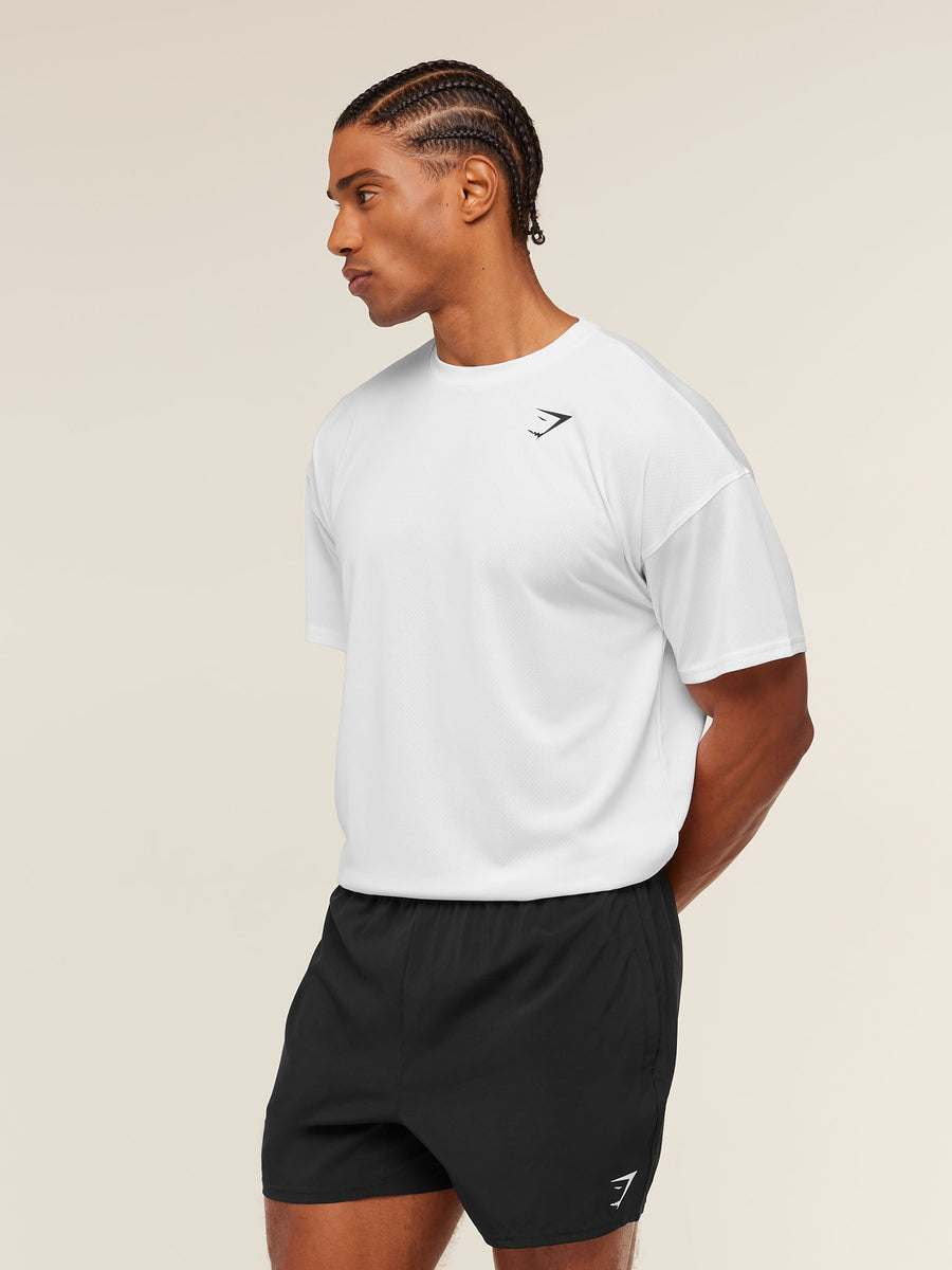 Gymshark Arrival Oversized T-Shirt — White — 2