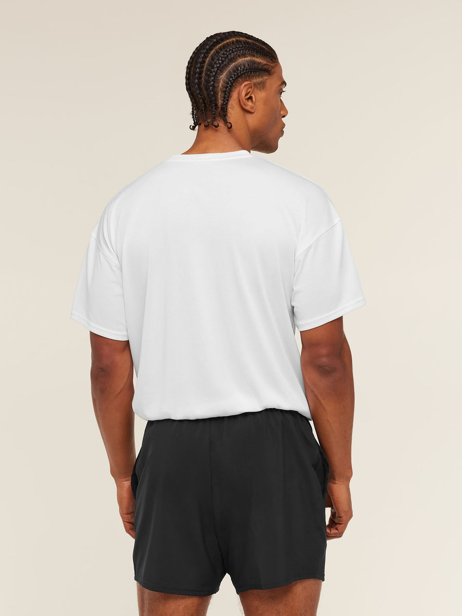 Gymshark Arrival Oversized T-Shirt — White — 3