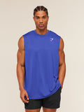 Gymshark Arrival Oversized Tank — Force Blue — 5