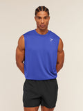Gymshark Arrival Oversized Tank — Force Blue — 1