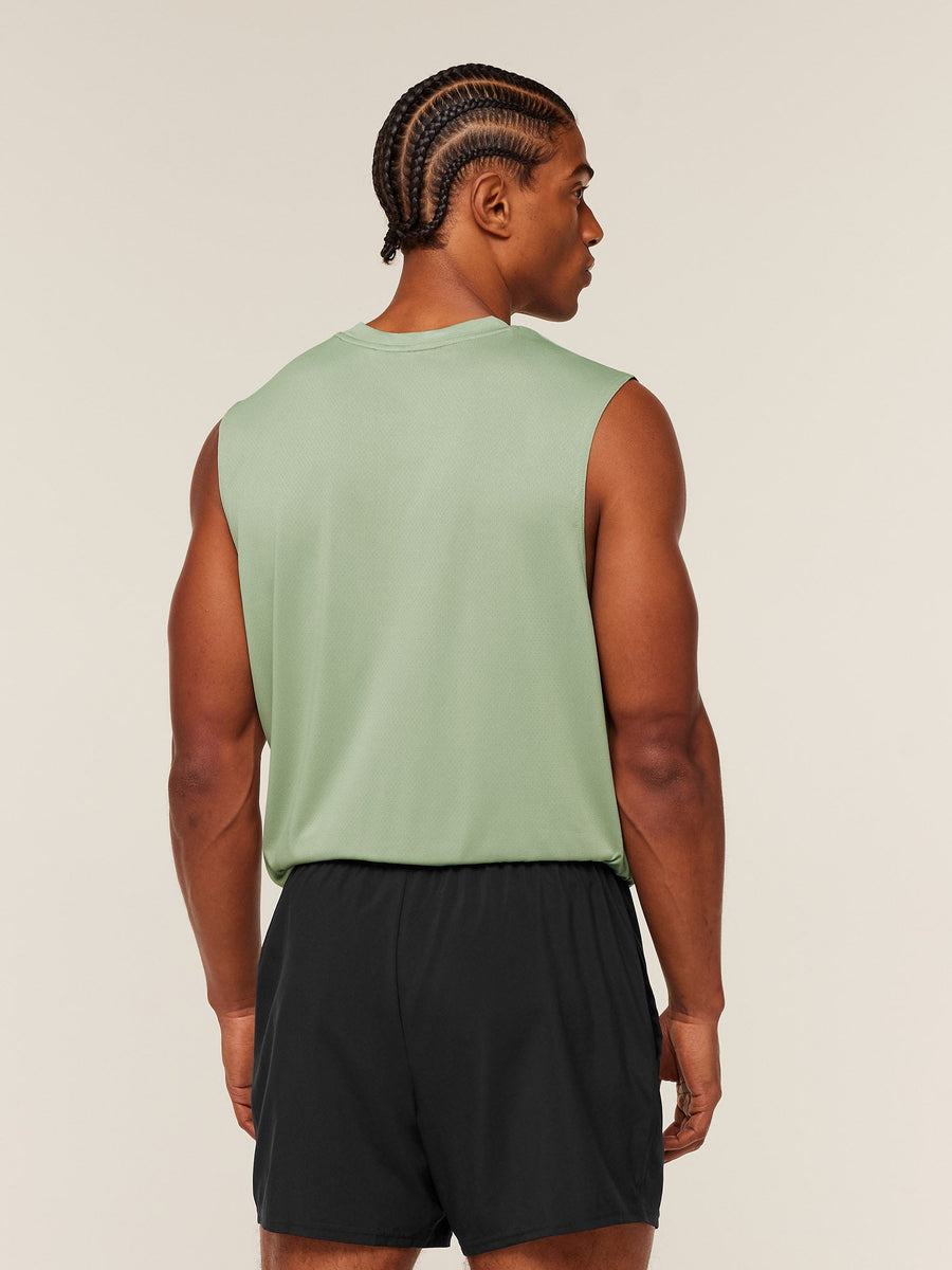Gymshark Arrival Oversized Tank — GS Haze Green — 2