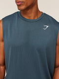 Gymshark Arrival Oversized Tank — GS Stealth Blue — 5
