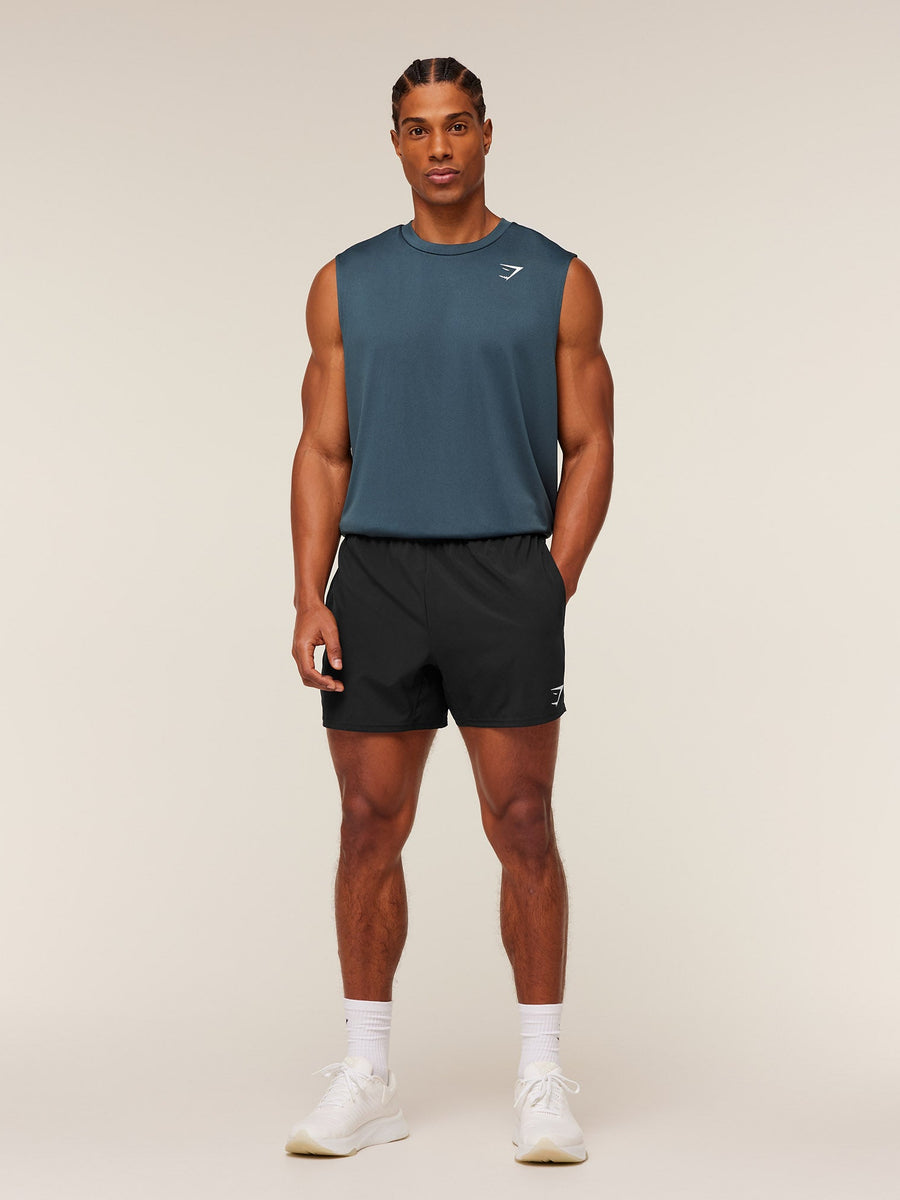 Gymshark Arrival Oversized Tank — GS Stealth Blue — 4