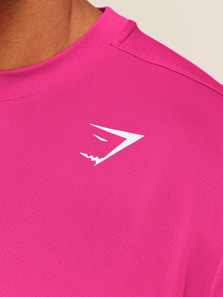 Gymshark Arrival T-Shirt — Super-Set Pink — 5