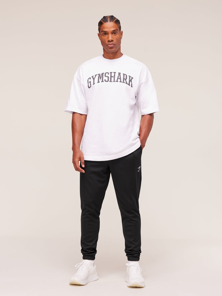 Gymshark Arrival Knit Block Joggers — Black — 7