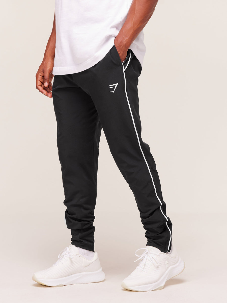 Gymshark Arrival Woven Block Joggers — Black — 3