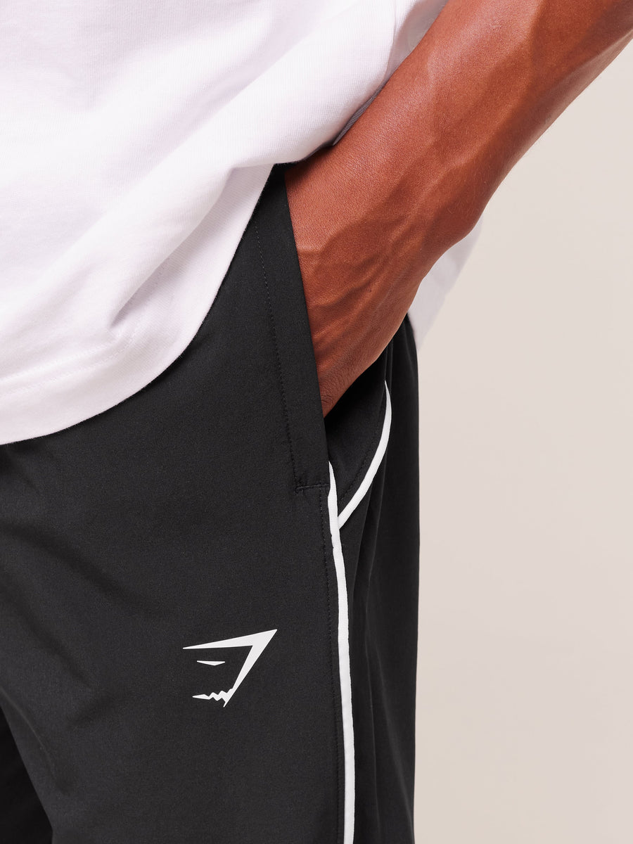 Gymshark Arrival Woven Block Joggers — Black — 4