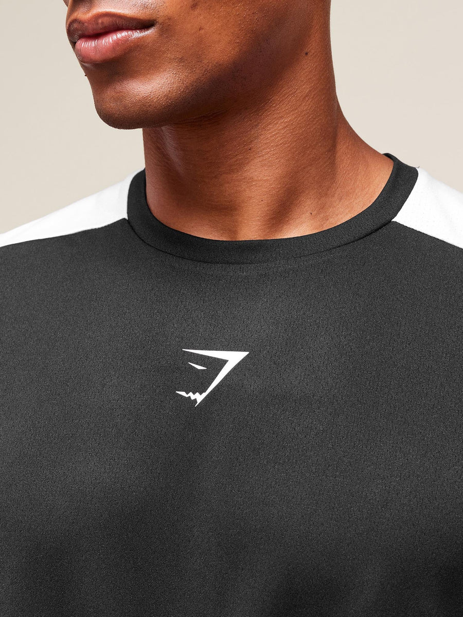 Gymshark Arrival Block T-Shirt — Black — 4