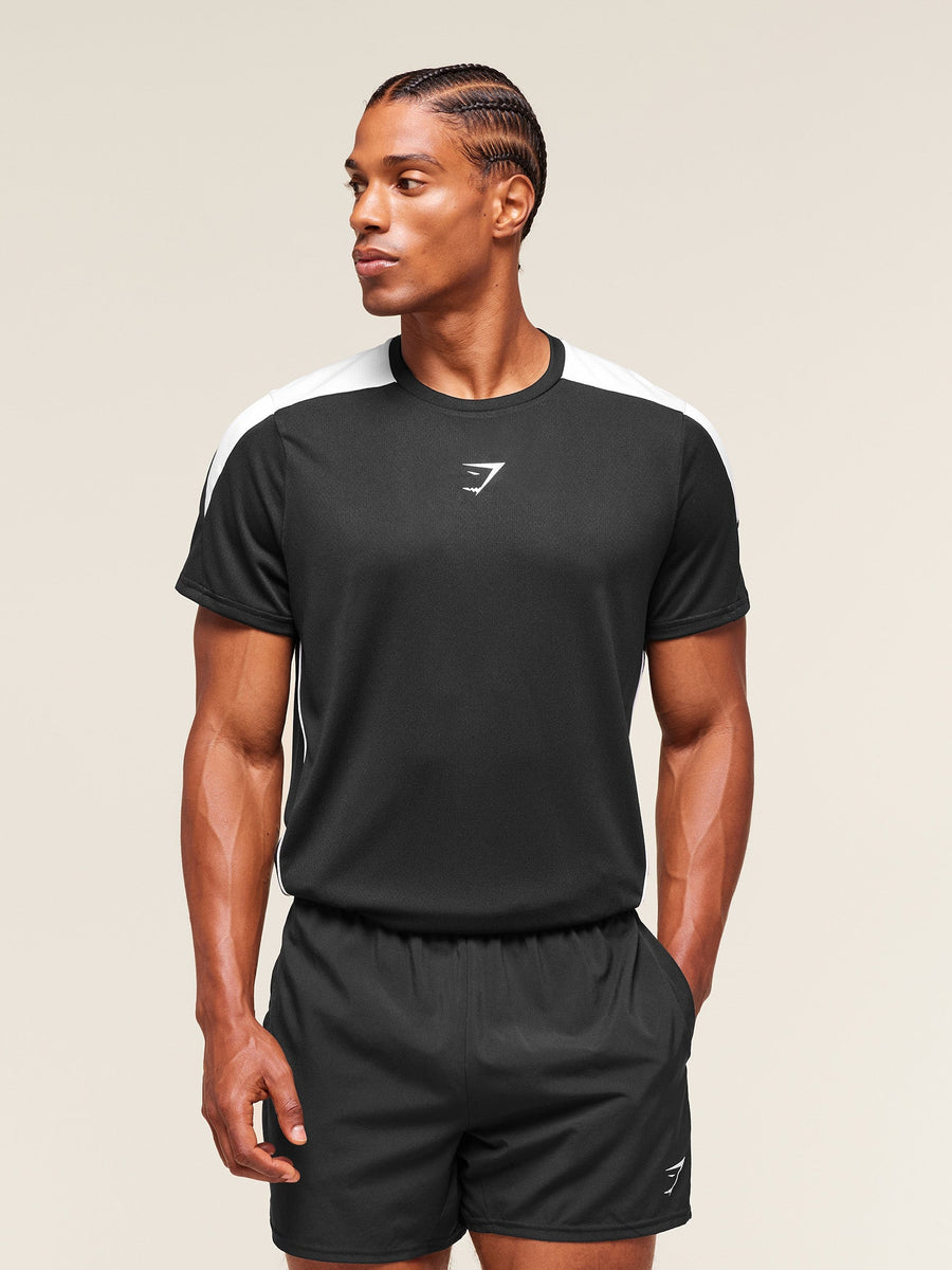 Gymshark Arrival Block T-Shirt — Black — 3