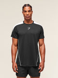 Gymshark Arrival Block T-Shirt — Black — 1
