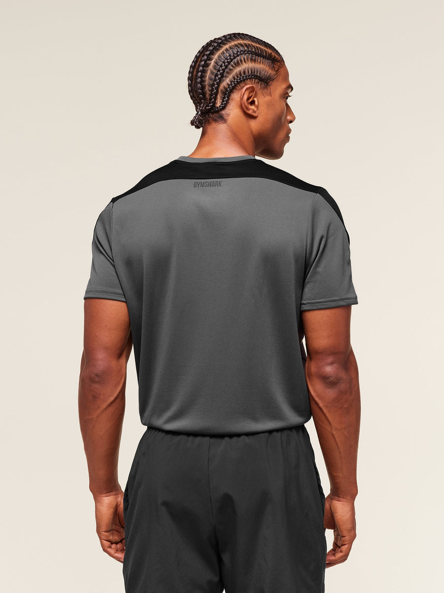 Gymshark Arrival Block T-Shirt — Dark Grey — 2