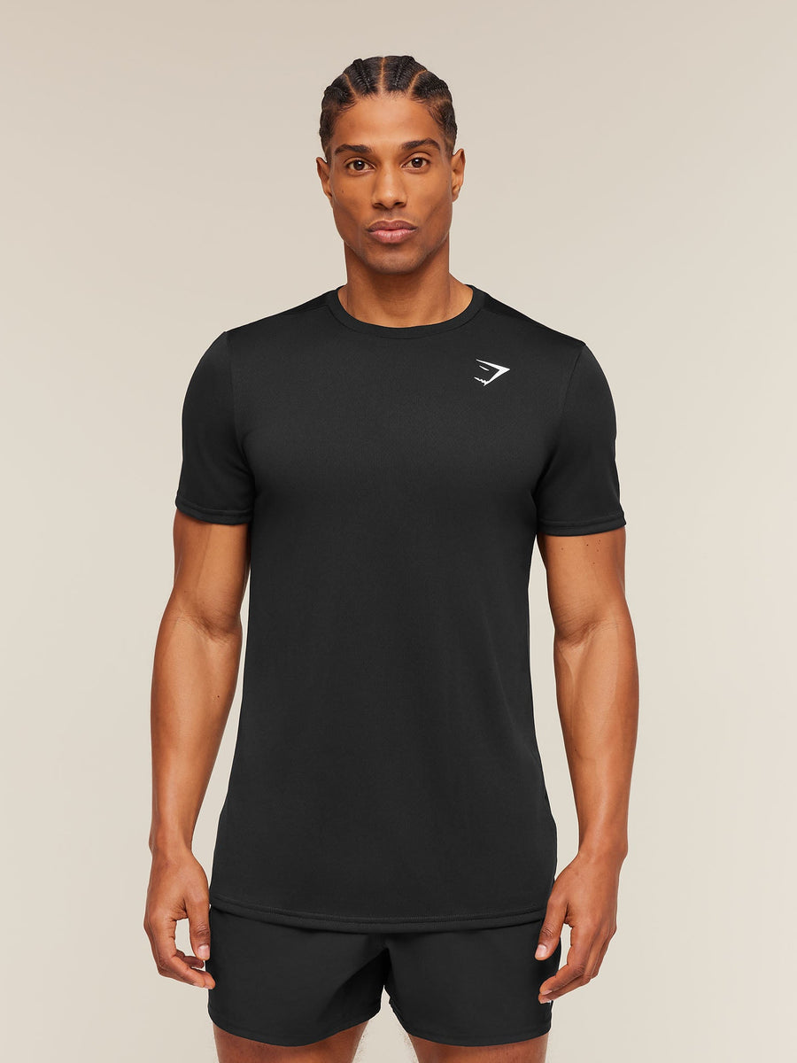 Gymshark Arrival T-Shirt — Black — 6