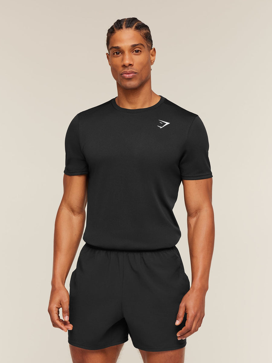 Gymshark Arrival T-Shirt — Black — 1