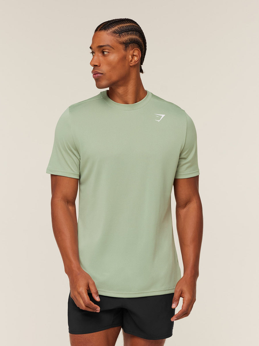 Gymshark Arrival T-Shirt — GS Haze Green — 6