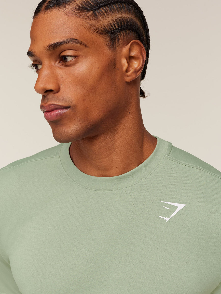 Gymshark Arrival T-Shirt — GS Haze Green — 5