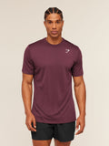Gymshark Arrival T-Shirt — Impact Burgundy — 5