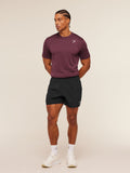 Gymshark Arrival T-Shirt — Impact Burgundy — 4